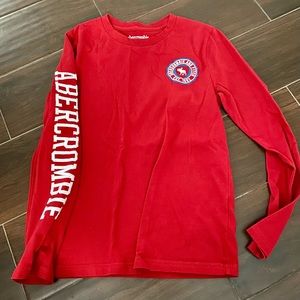 Abercrombie kids boys long sleeve tee